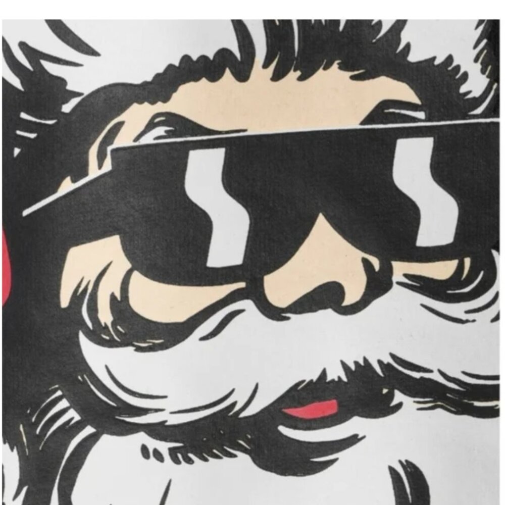 XMas! Gangsta Wrapper Fleece Sweatshirt - Men's Medium Unisex